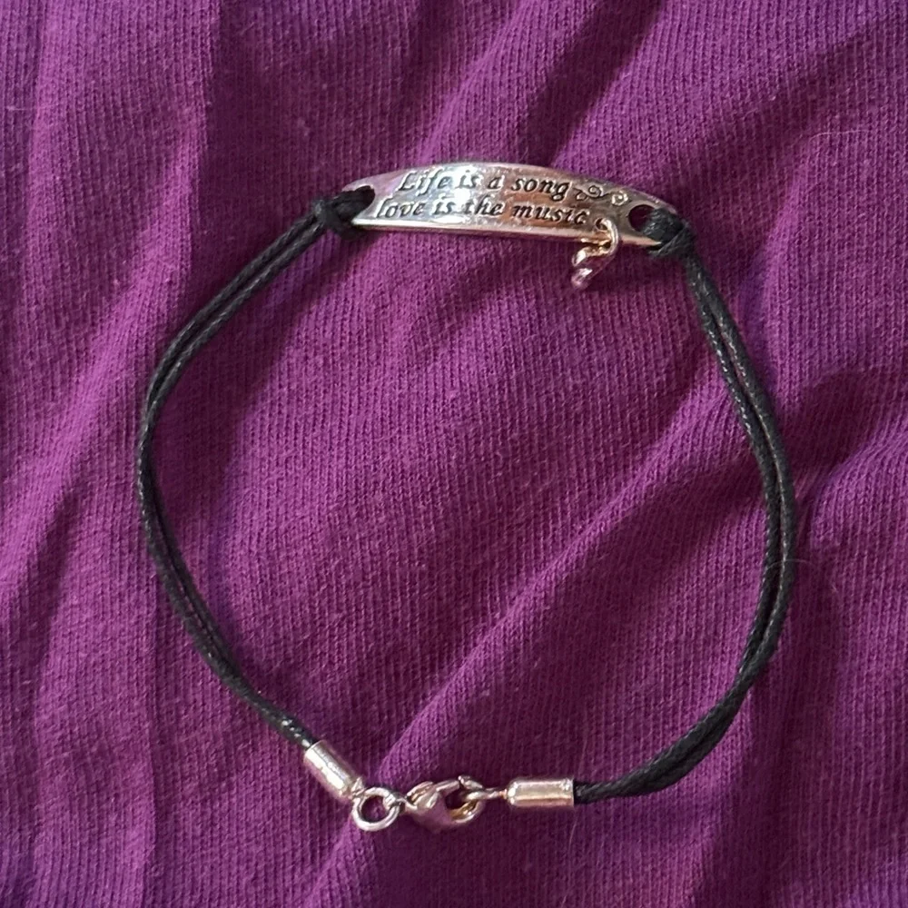 Silver Inspirational Bracelet